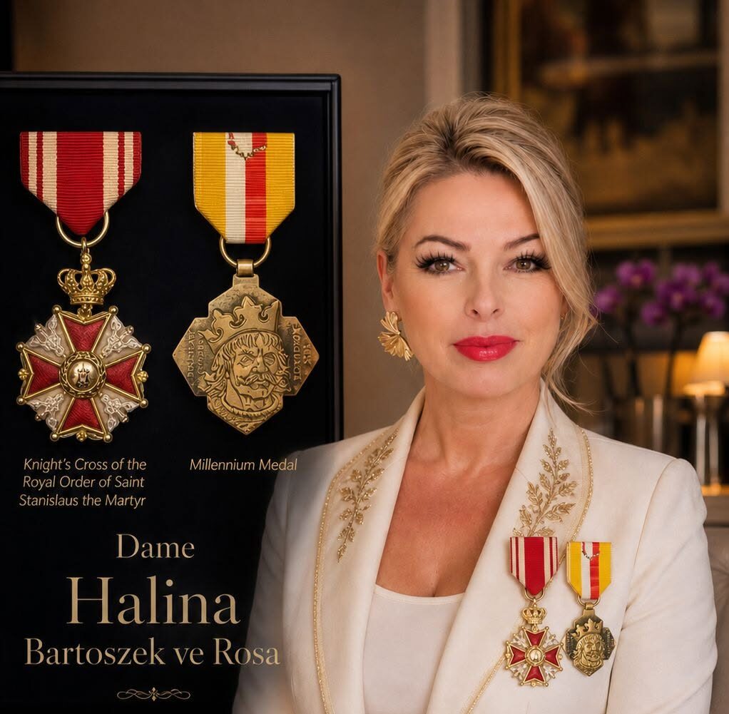 Uroczysta Nota o Nadaniu Medalu Tysiąclecia dla Haliny Bartoszek vel Rosa