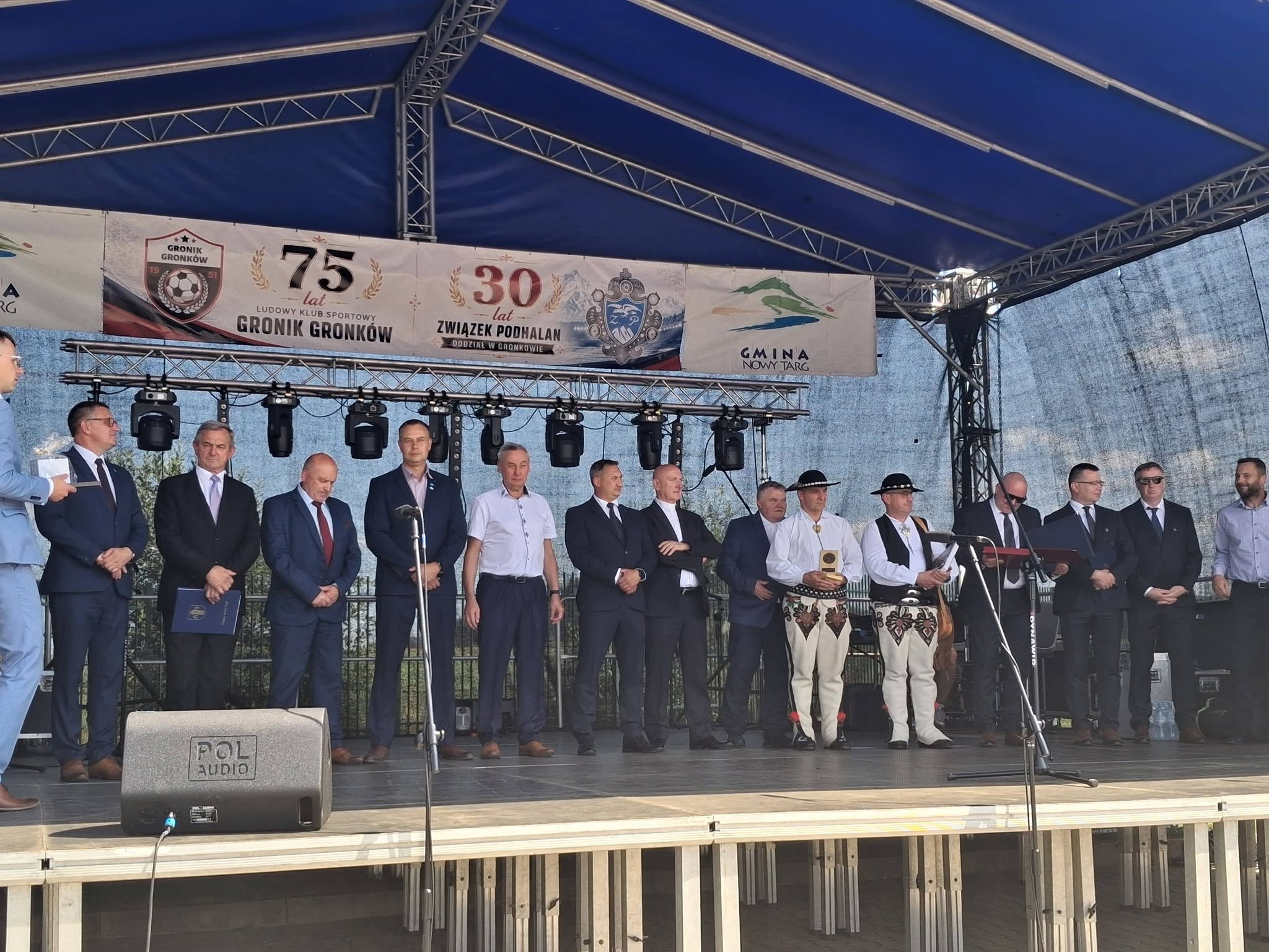 Podwójny jubileusz Gronkowa. Obchody 75-lecia Ludowego Klubu Sportowego Gronik Gronków oraz 30-lecia Związku Podhalan Oddział Gronków